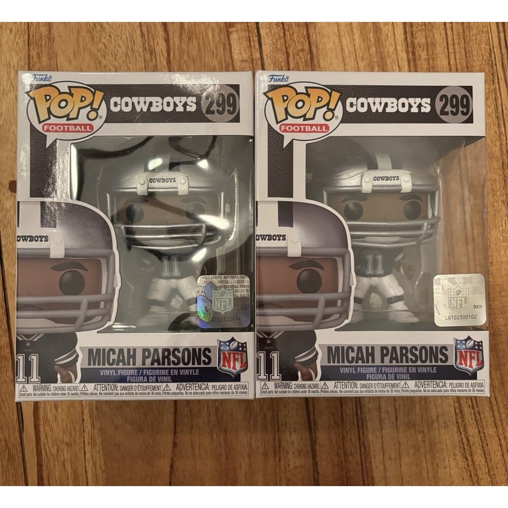 Funko Pop! Vinyl Micah Parsons Cowboys NFL Figure 299 Football Collectible (2)